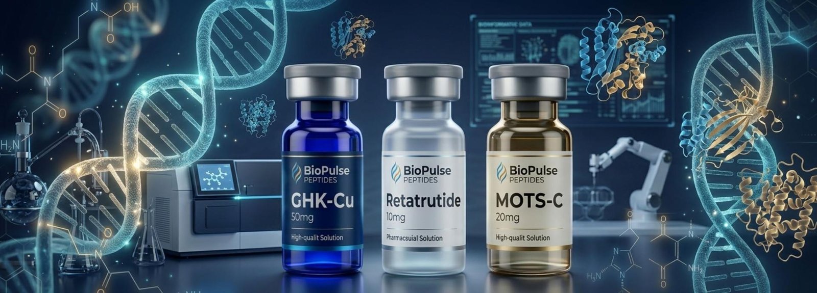 BioPulse Peptides — GHK-Cu, Retatrutide and MOTS-C